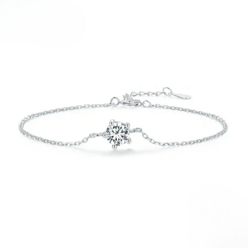 Bracelete Eterno Esplendor em Cristal de Moissanite